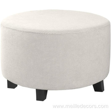 Moroccan Pouf Round Foot Stool Ottoman Cover